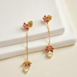 Cleon 22Kt Designer Gold Earrings