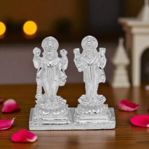 Laxmi Narayana Silver Idol