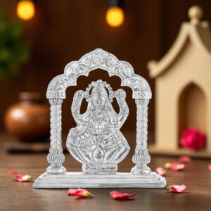 Temple Laxmi Silver Idol