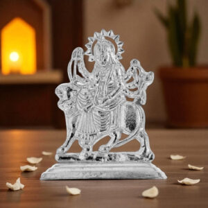 Silver Durga Idol