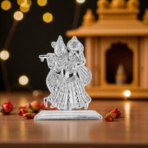 Silver Radha Krishan Idol