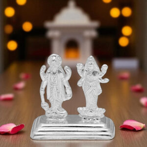 Laxmi Narayana Silver Idol