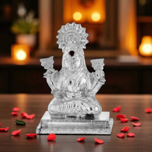 Goddess Laxmi Silver Idol