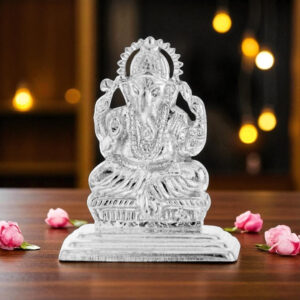 Ganesha Silver Idol