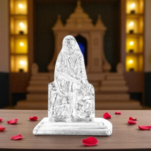 Lord Sai Baba Silver Idol