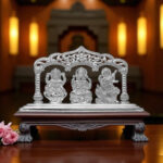 Laxmi Ganesh Saraswati idol in Mandapam