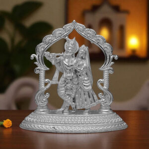 39 Grams Radha Krishna Silver Idol