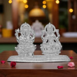 45 Grams Lakshmi & Ganesh Silver Idol