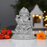 45 Grams Lord Gajanana Silver Idol