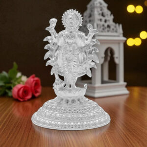 7 Grams Vishnu Laxmi Silver Idol