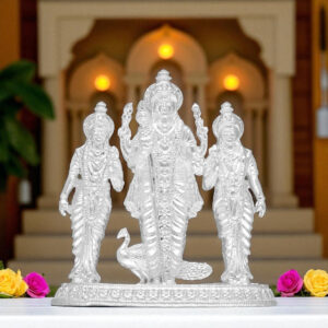 23 Grams Kartikeya Pariwar Silver Idol