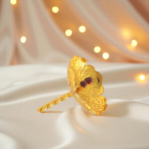 80 Grams Silver Small Set of 108 Flowers Golden