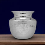 Goddess Dhana Laxmi Silver Kalash