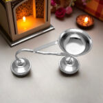 Silver Aarti Stand
