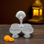 Puja Silver Kumkum Haldi Holder