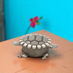 27 Grams Tortoise Design Silver KumKum Box – Jagdamba Pearls