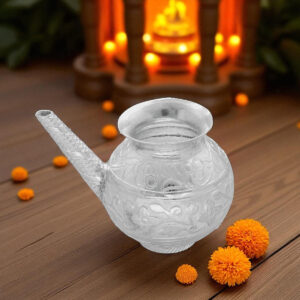 27 Grams Tortoise Design Silver KumKum Box – Jagdamba Pearls