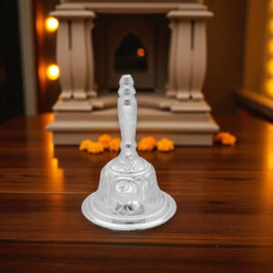 36 Grams Unique Design Silver Pooja Bell