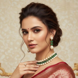 Terra Chroma Designer Pearl Choker Set