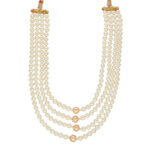 Heirloom Grandeur Layers Designer Pearl Necklace Set