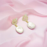 Cluster Baroque Pearl Earrings