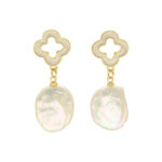 Cluster Baroque Pearl Earrings