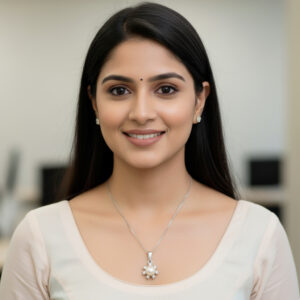 92.5 Sterling Silver Kashvi Simple Pearl Pendant