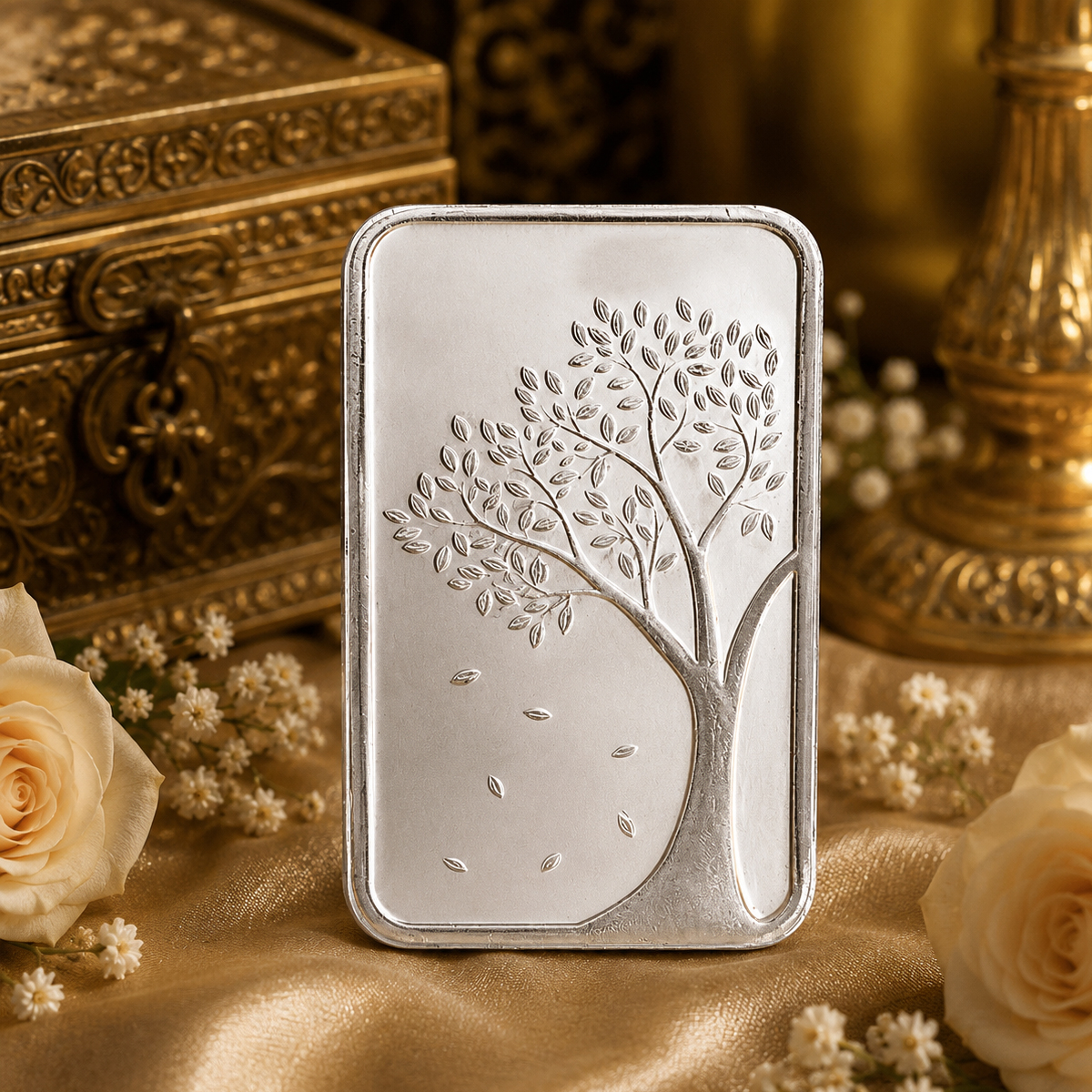 Buy 10 grams 99.9% silver Bar coin Online | Jpearls.com